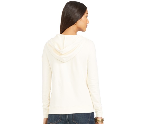 Lauren Jeans Co. Lace-Up Pullover Hoodie